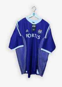 RSC ANDERLECHT 2002/03 AWAY SHIRT - #10 BASEGGIO (SIZE XXL) - Nr10