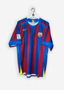 FC BARCELONA 2005/06 HOME SHIRT – #10 RONALDINHO (SIZE L) - Nr10