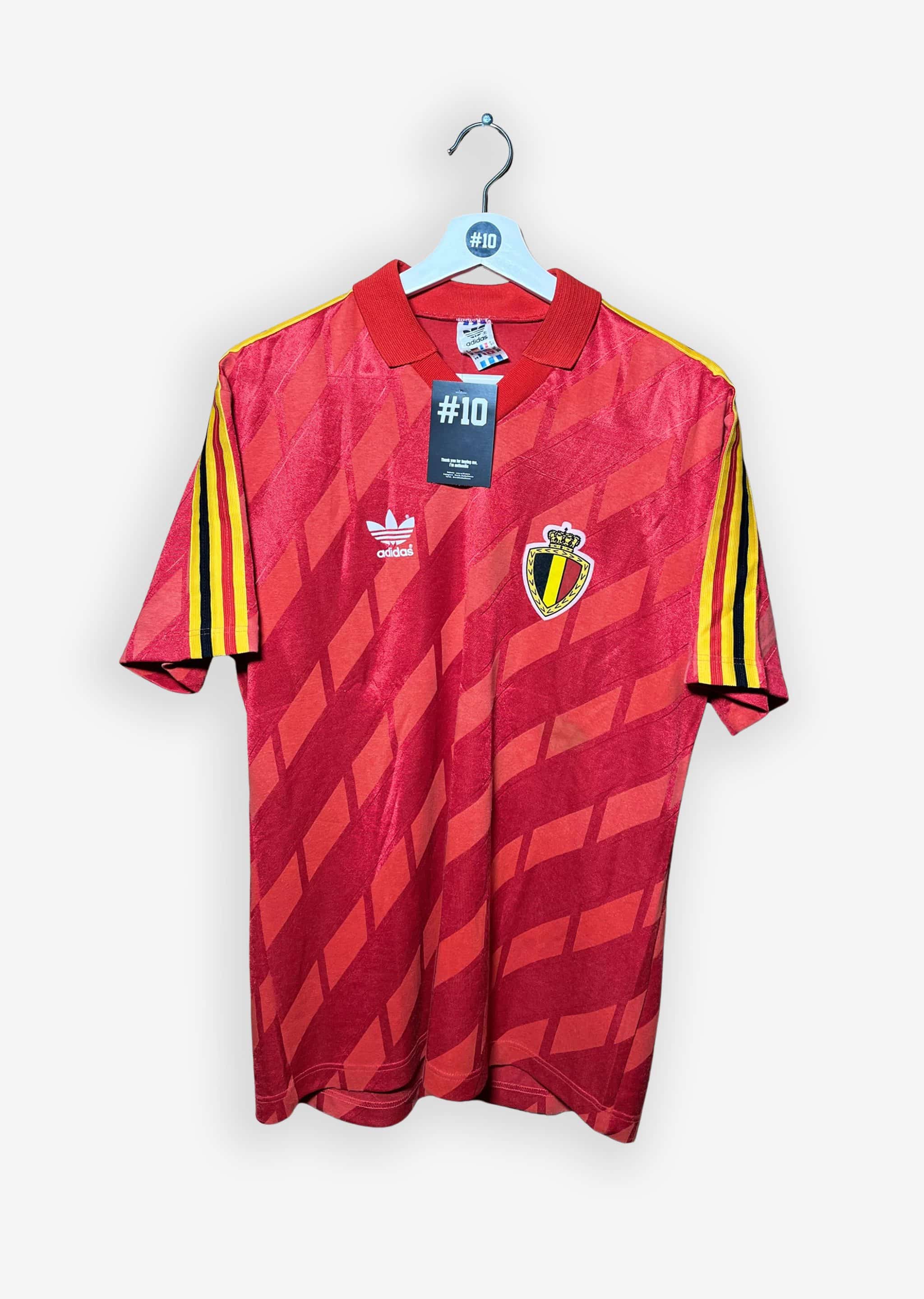 BELGIUM 1994 HOME SHIRT - #10 ENZO SCIFO (SIZE XL) - Nr10 Store
