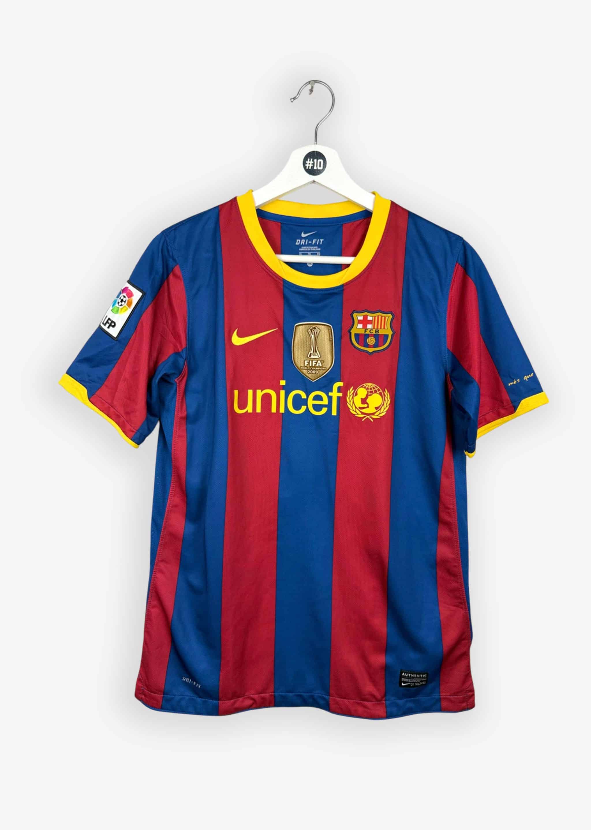 FC BARCELONA 2010/11 HOME SHIRT - #10 MESSI (SIZE 158-170) - Nr10